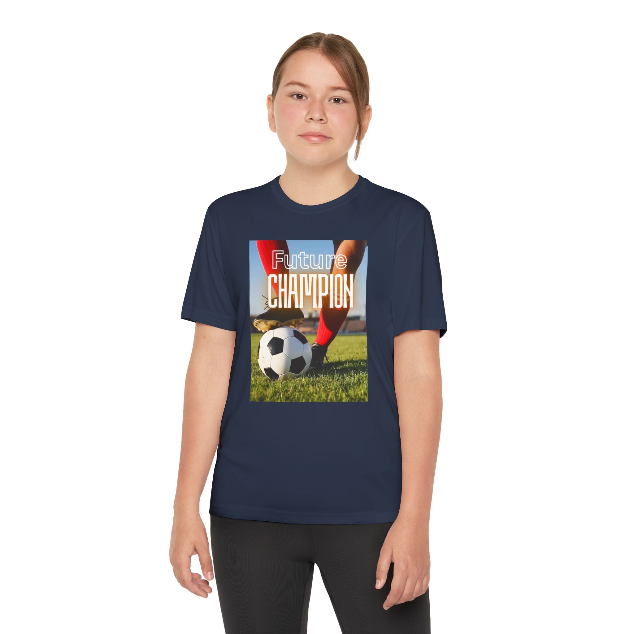 Youth Soccer Tee - "Future Champion" Graphic