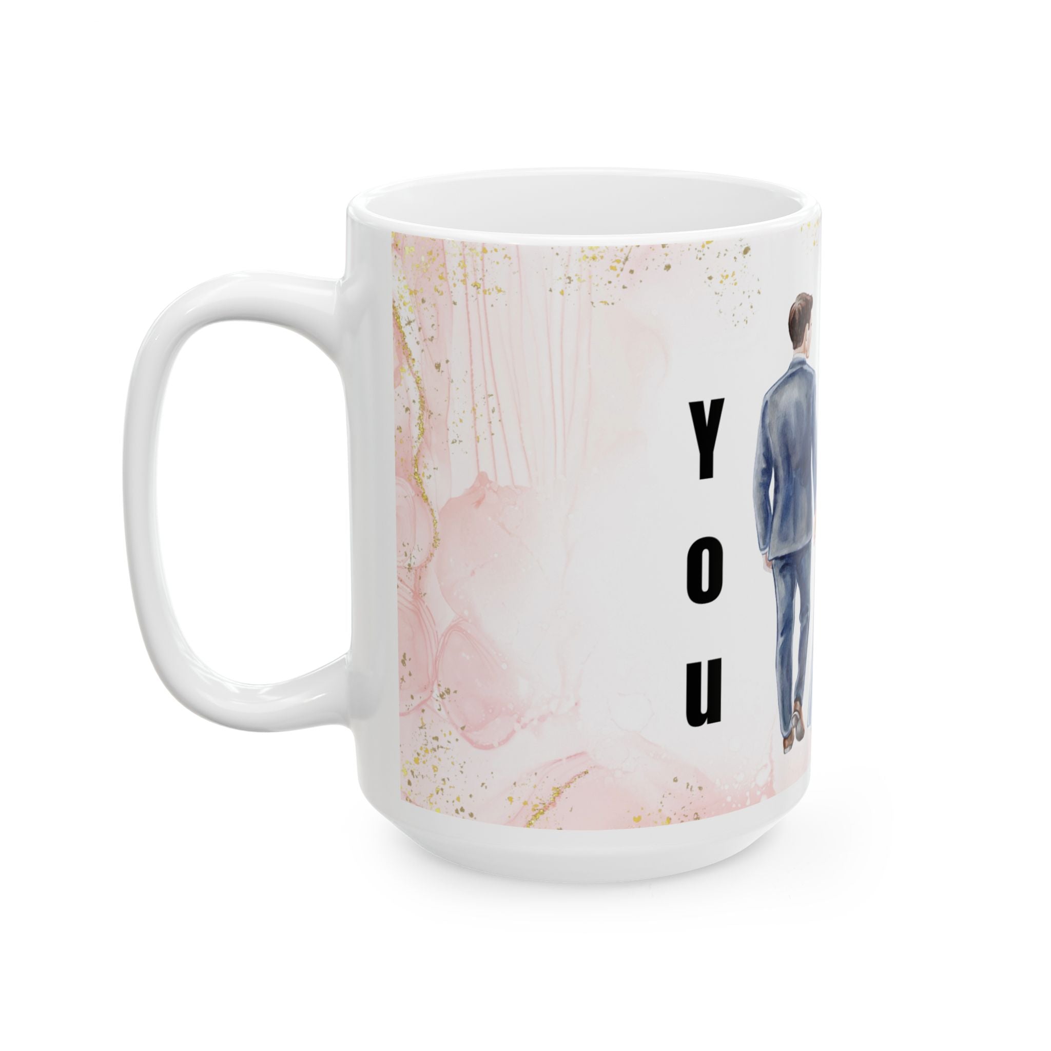 Wedding Couple Ceramic Mug – 'Marry Me' Romantic Bridal Gift (11oz & 15oz)