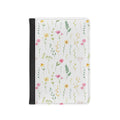 Floral Meadow Passport Cover — Watercolor Wildflower Travel Wallet