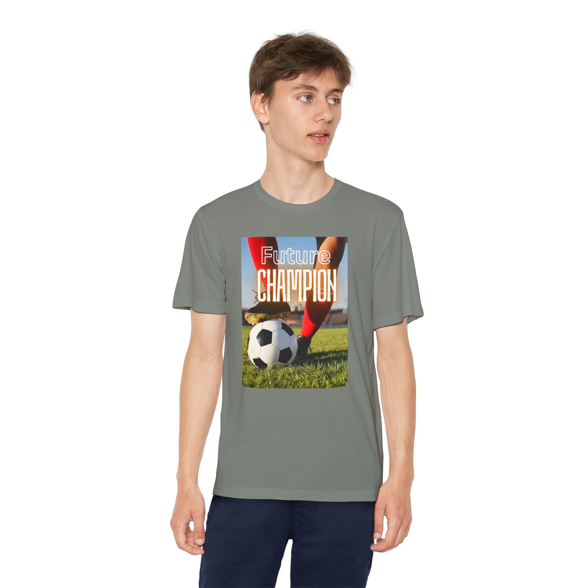 Youth Soccer Tee - "Future Champion" Graphic