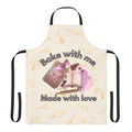 Baking Apron — "Bake with Me, Made with Love" Kitchen Apron for Home Bakers