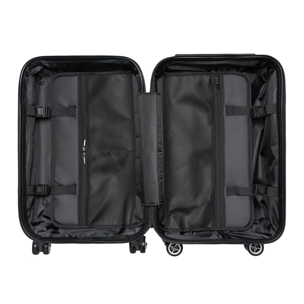 Moonlight Radiance Suitcase — Celestial Crescent Carry-On