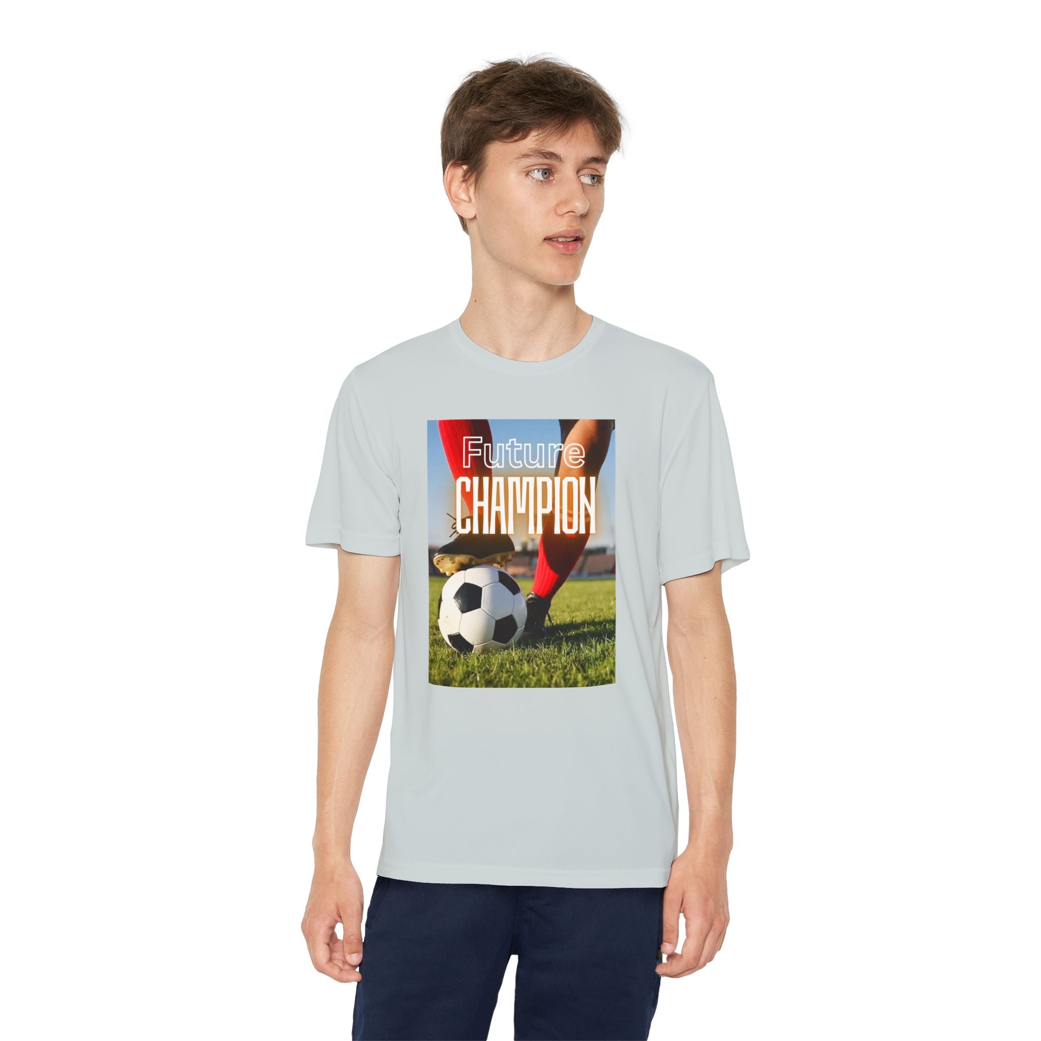 Youth Soccer Tee - "Future Champion" Graphic