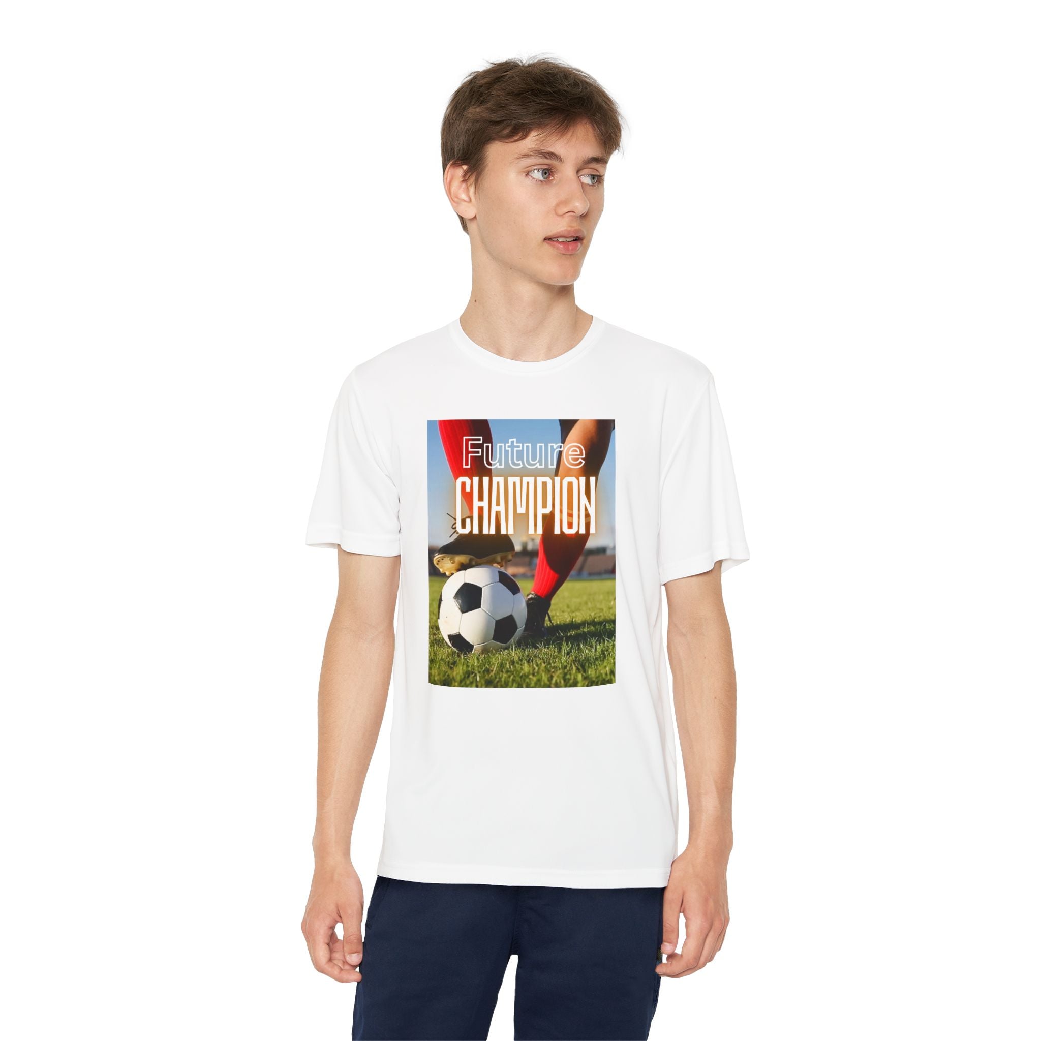 Youth Soccer Tee - "Future Champion" Graphic