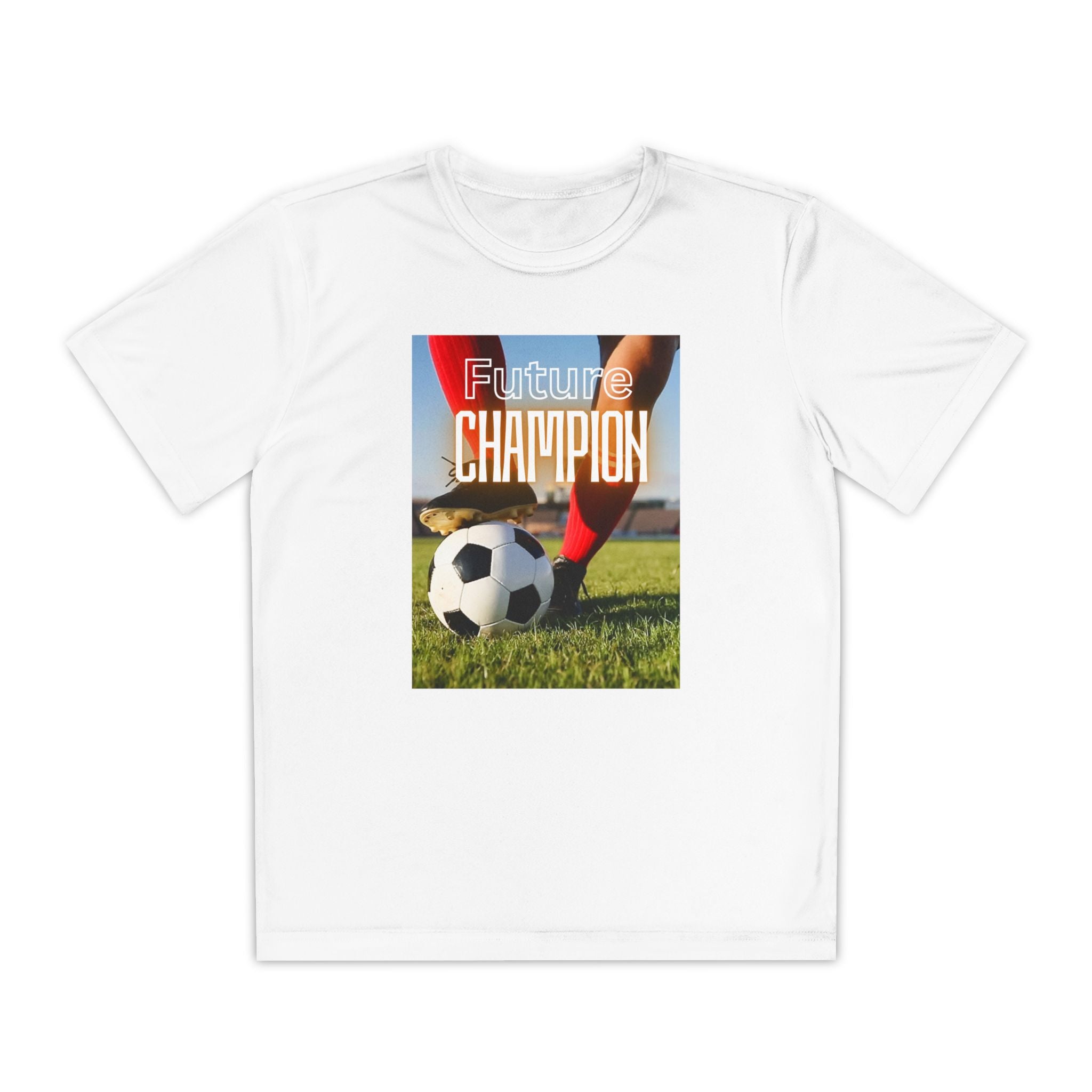 Youth Soccer Tee - "Future Champion" Graphic