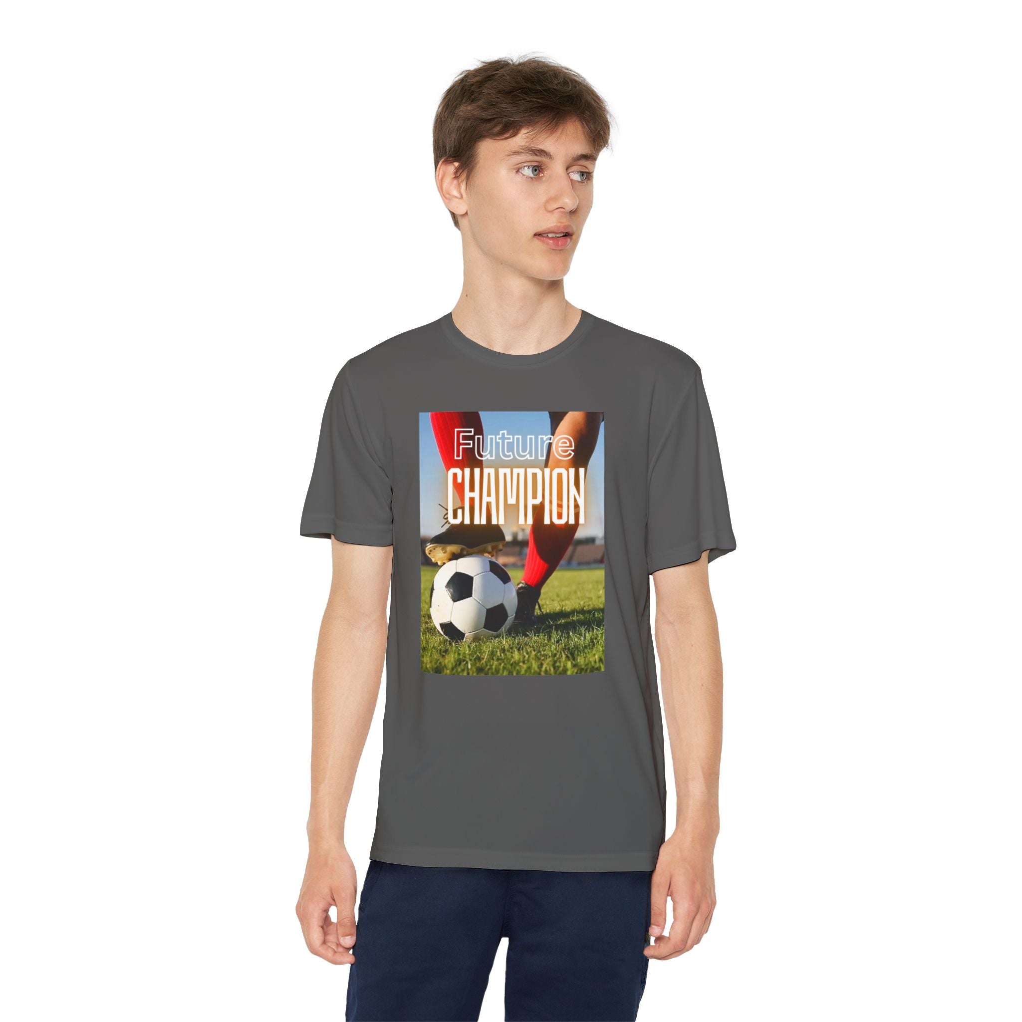 Youth Soccer Tee - "Future Champion" Graphic