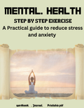 Mental Health Workbook- Printable PDF