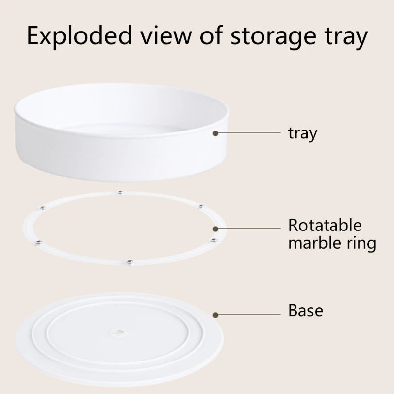 360 Degree Rotating Lazy Susan  cabinet Organizer ( Lazy Susan Storage Tray)