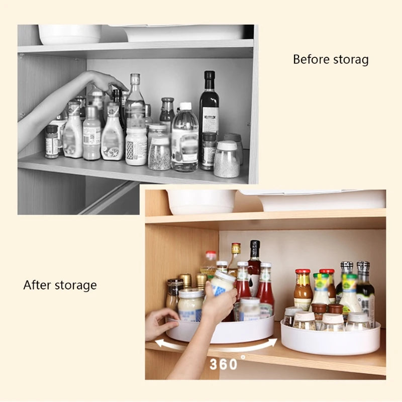 360 Degree Rotating Lazy Susan  cabinet Organizer ( Lazy Susan Storage Tray)
